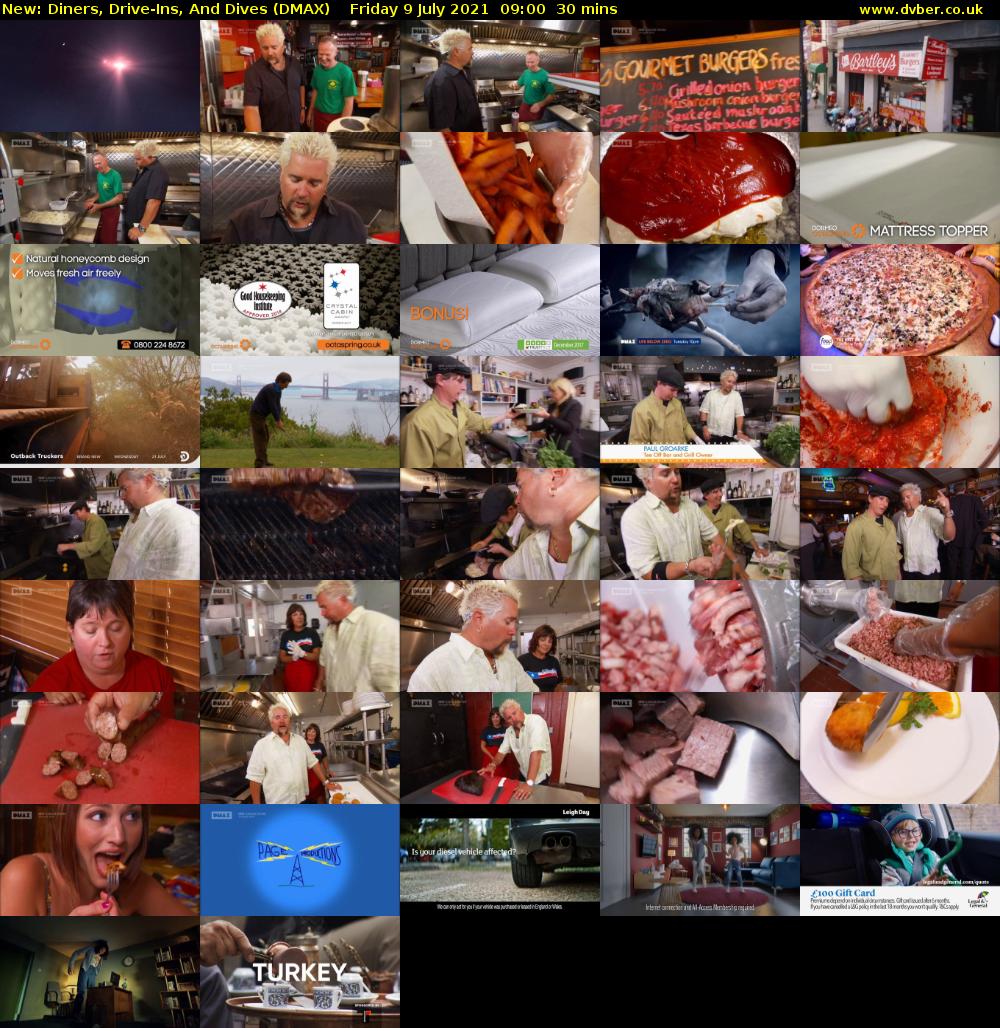 Diners, Drive-Ins, And Dives (DMAX) Friday 9 July 2021 09:00 - 09:30