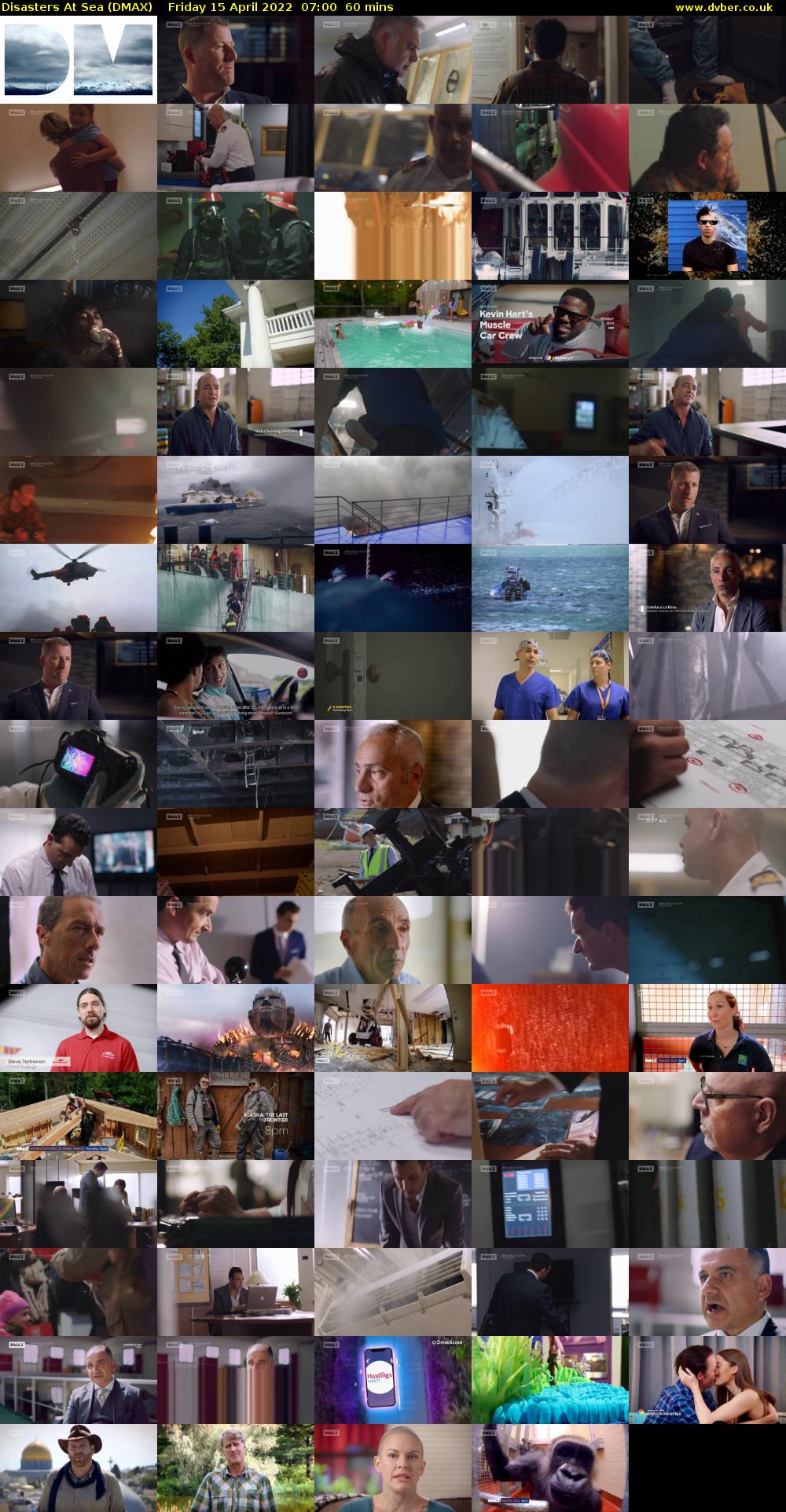 Disasters At Sea (DMAX) Friday 15 April 2022 07:00 - 08:00