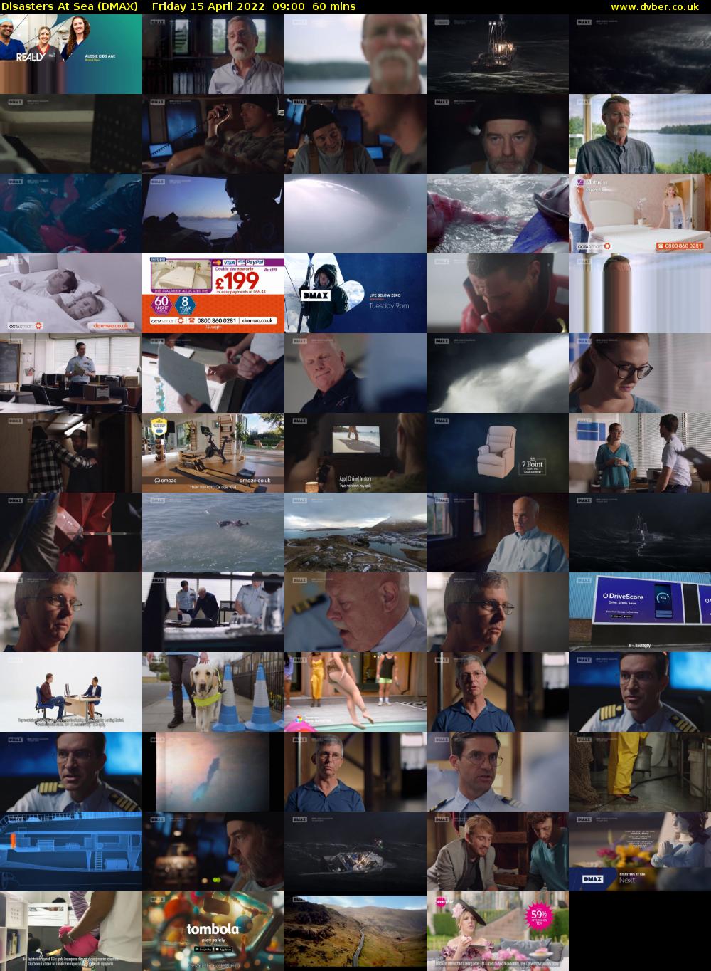 Disasters At Sea (DMAX) Friday 15 April 2022 09:00 - 10:00