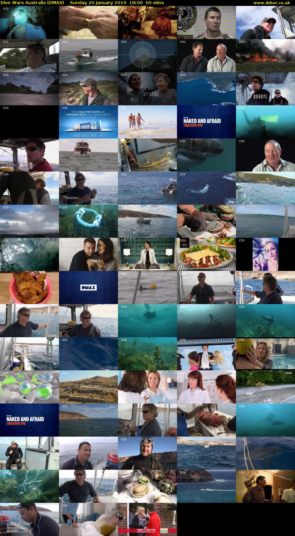 Dive Wars Australia (DMAX) Sunday 20 January 2019 18:00 - 19:00