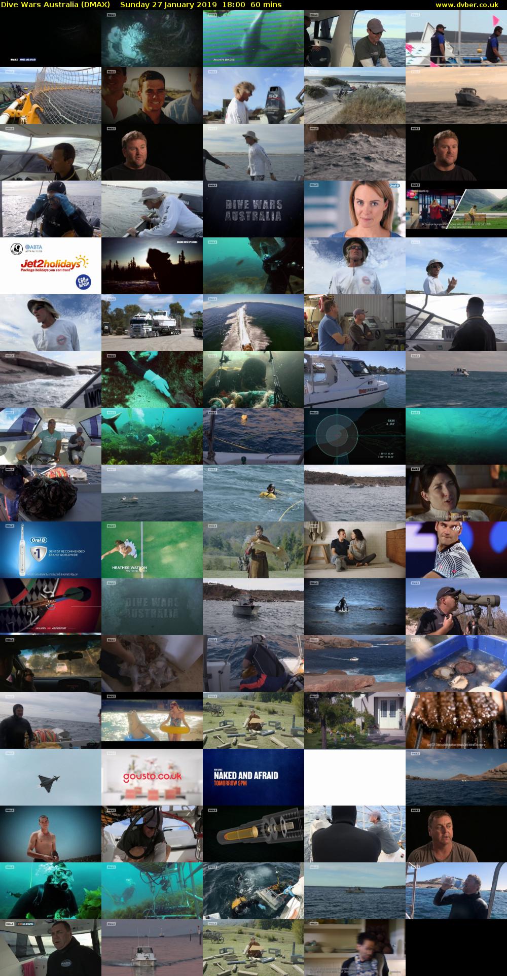 Dive Wars Australia (DMAX) Sunday 27 January 2019 18:00 - 19:00