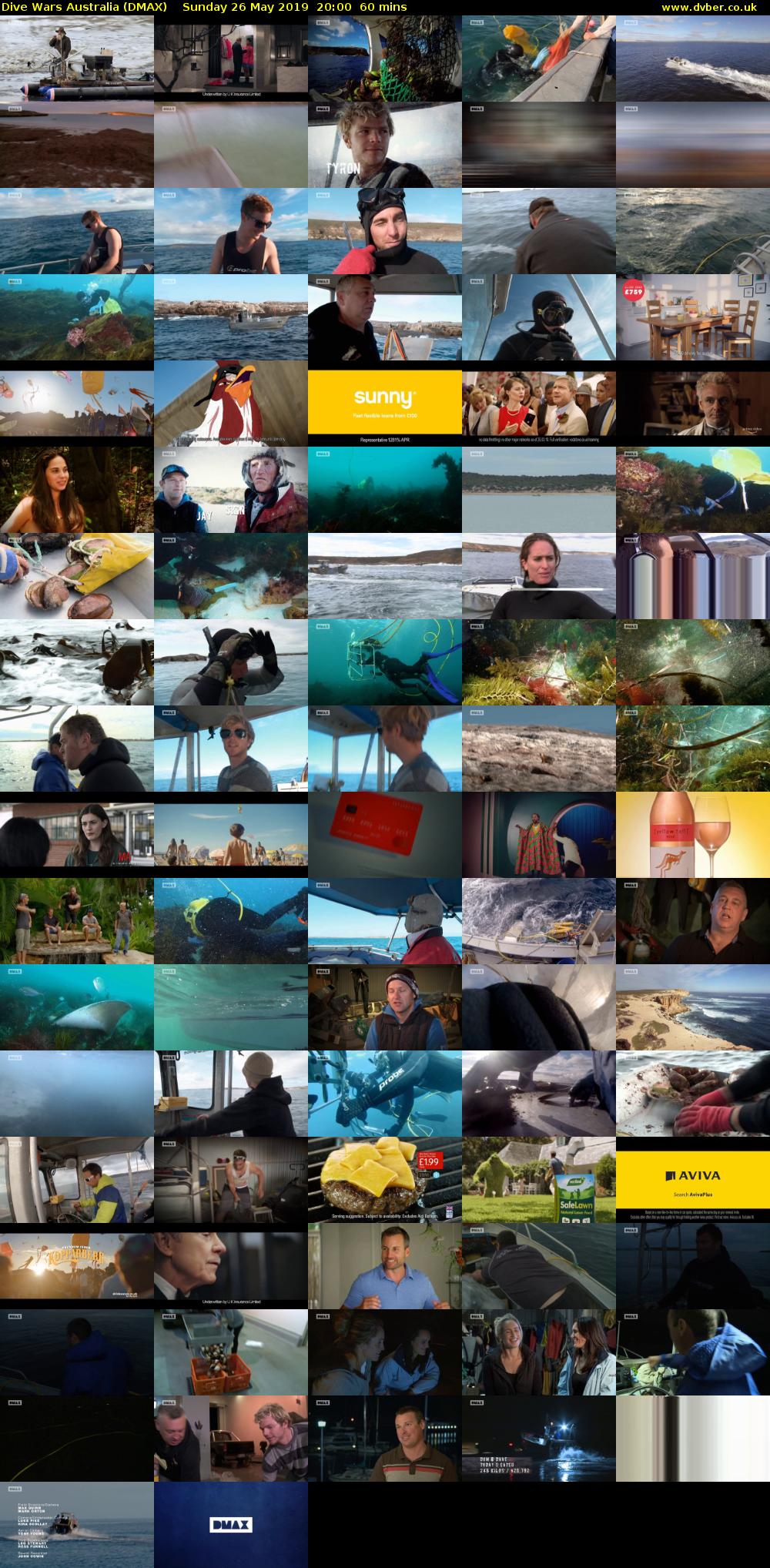 Dive Wars Australia (DMAX) Sunday 26 May 2019 20:00 - 21:00