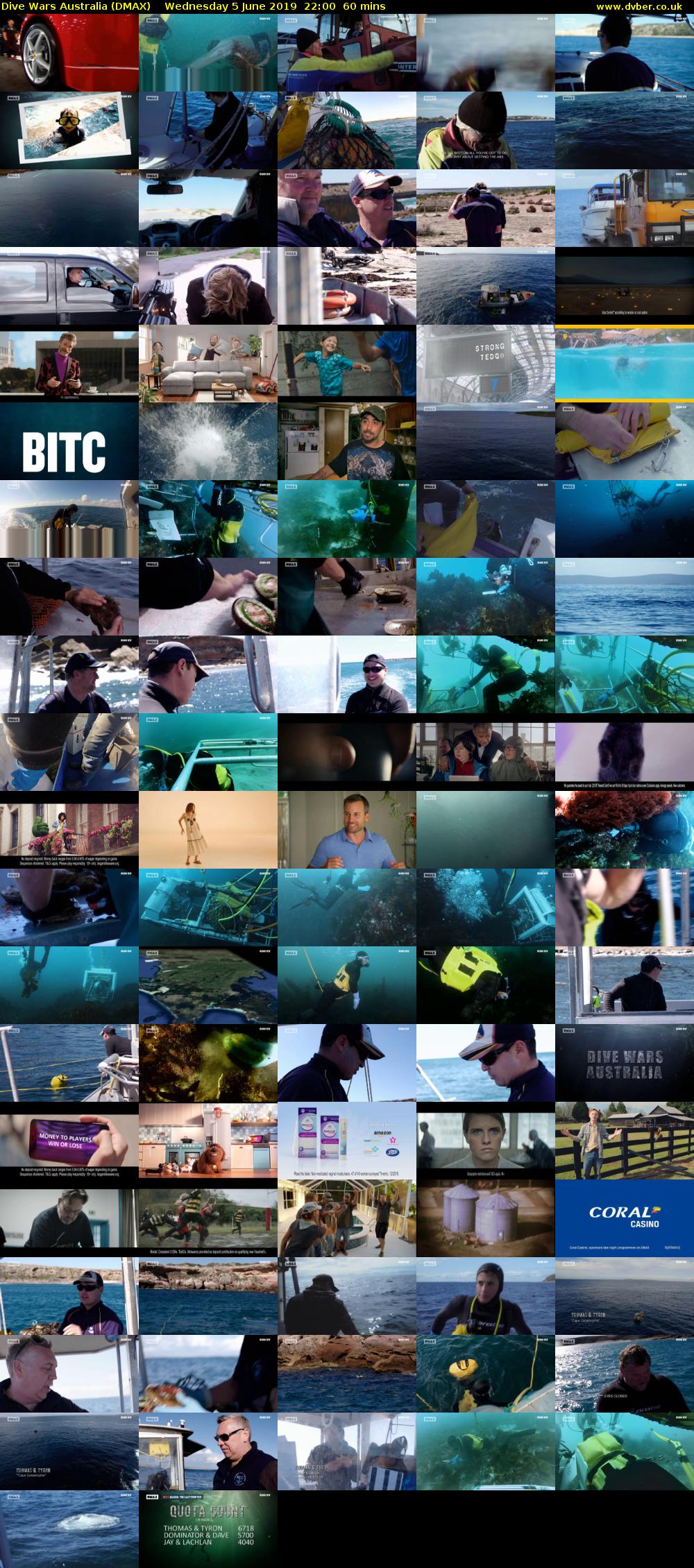 Dive Wars Australia (DMAX) Wednesday 5 June 2019 22:00 - 23:00