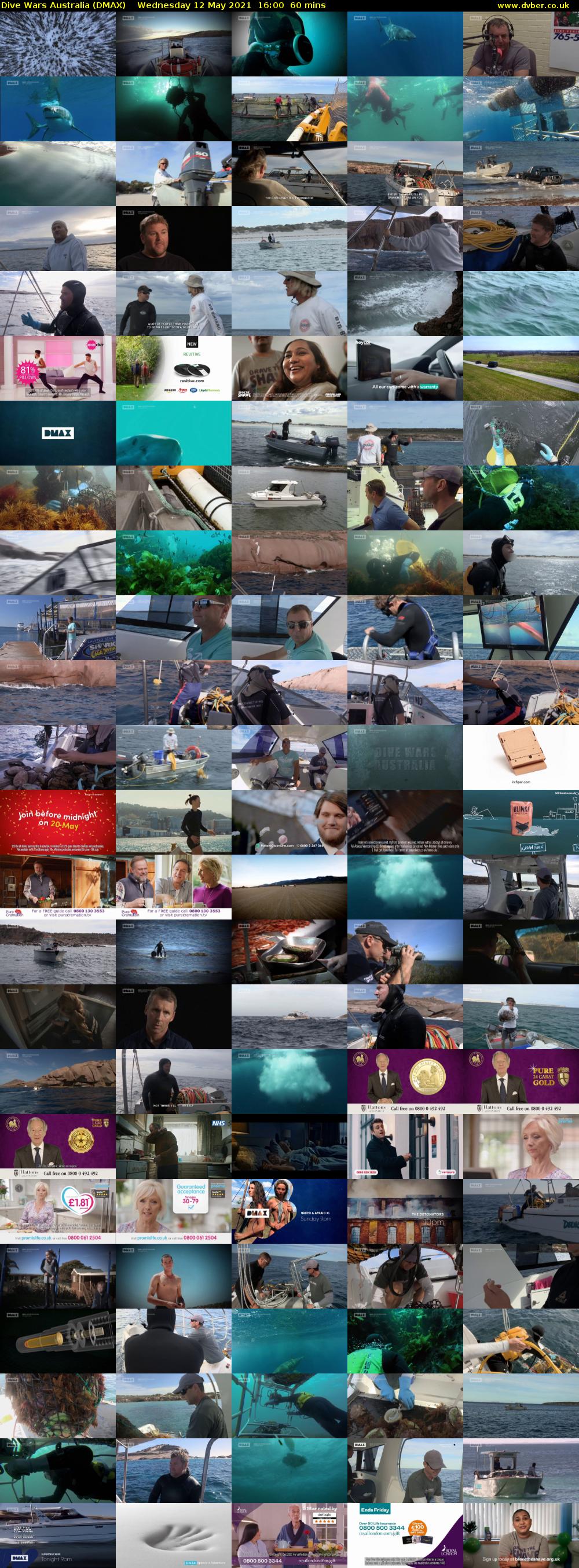 Dive Wars Australia (DMAX) Wednesday 12 May 2021 16:00 - 17:00