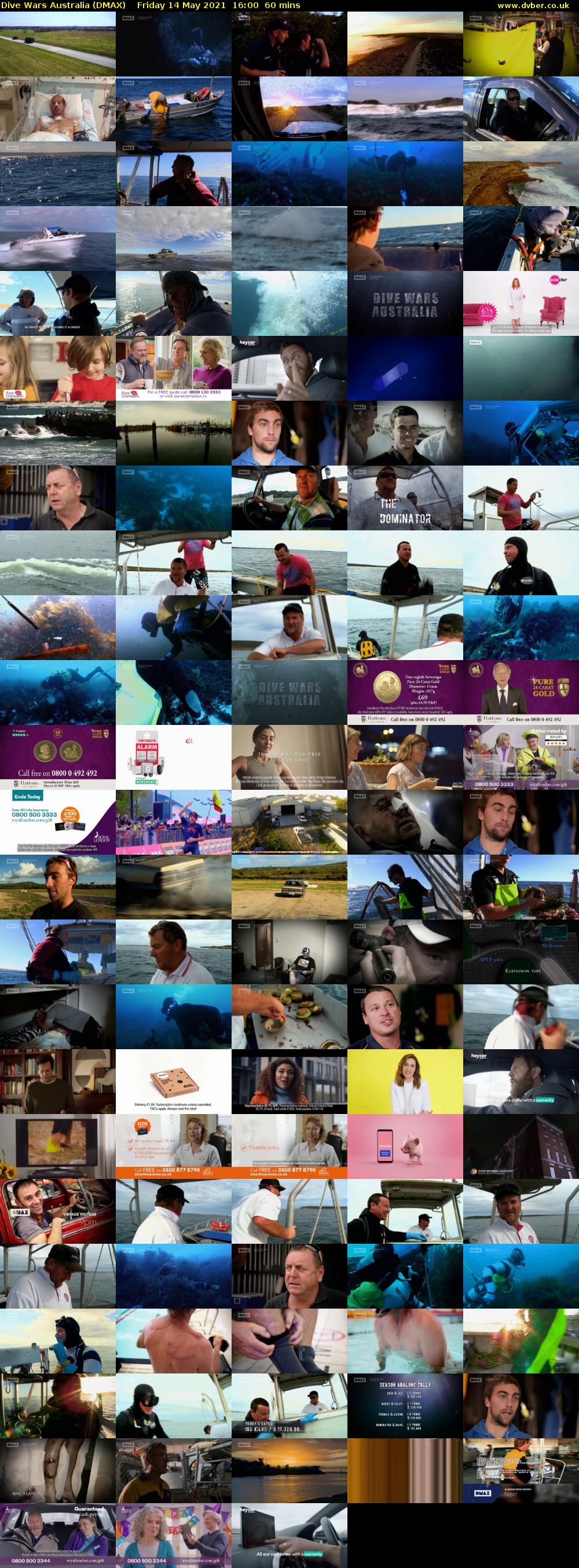 Dive Wars Australia (DMAX) Friday 14 May 2021 16:00 - 17:00