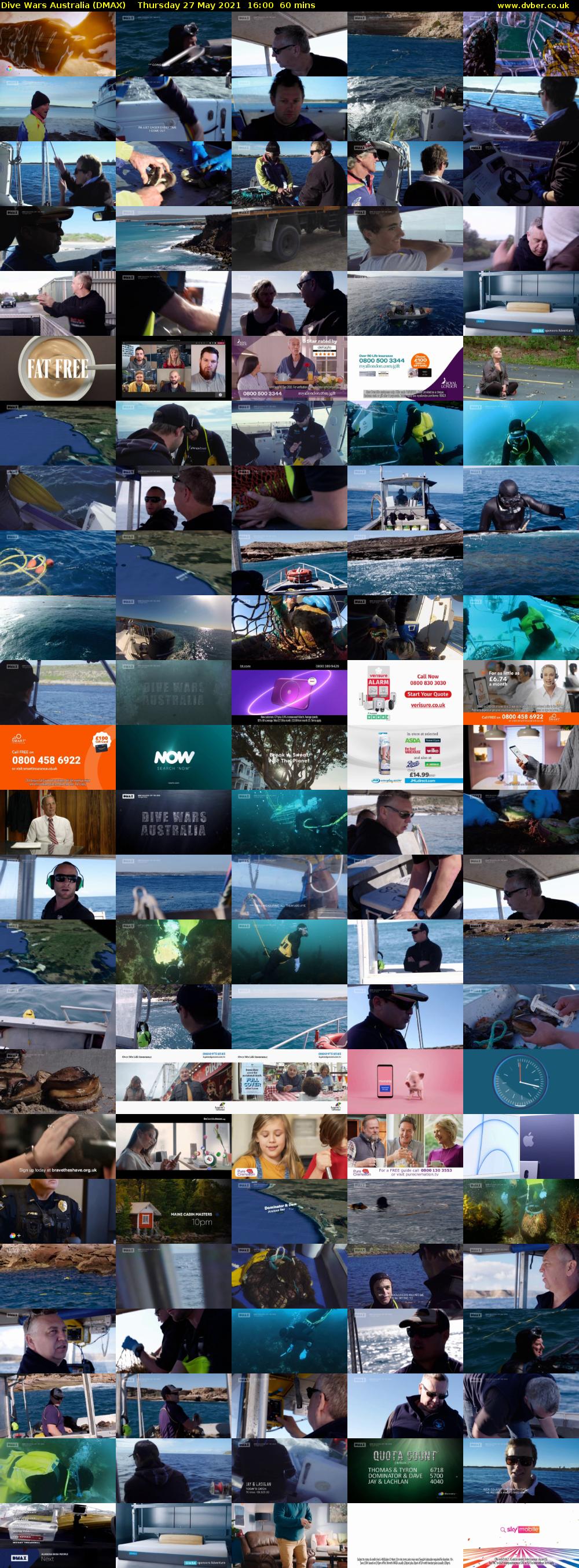 Dive Wars Australia (DMAX) Thursday 27 May 2021 16:00 - 17:00