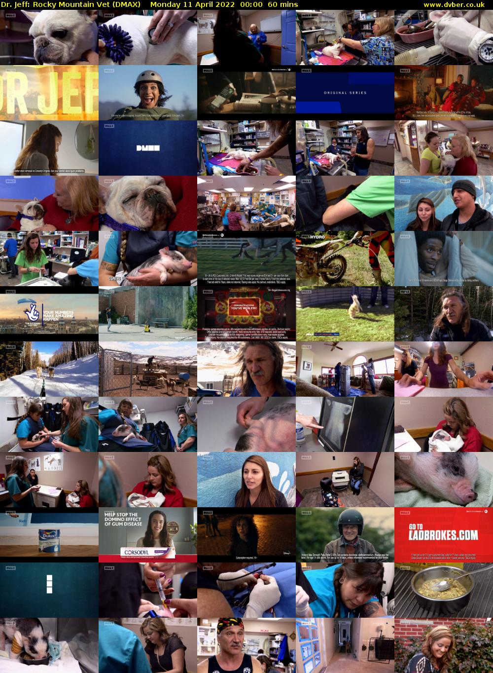 Dr. Jeff: Rocky Mountain Vet (DMAX) Monday 11 April 2022 00:00 - 01:00