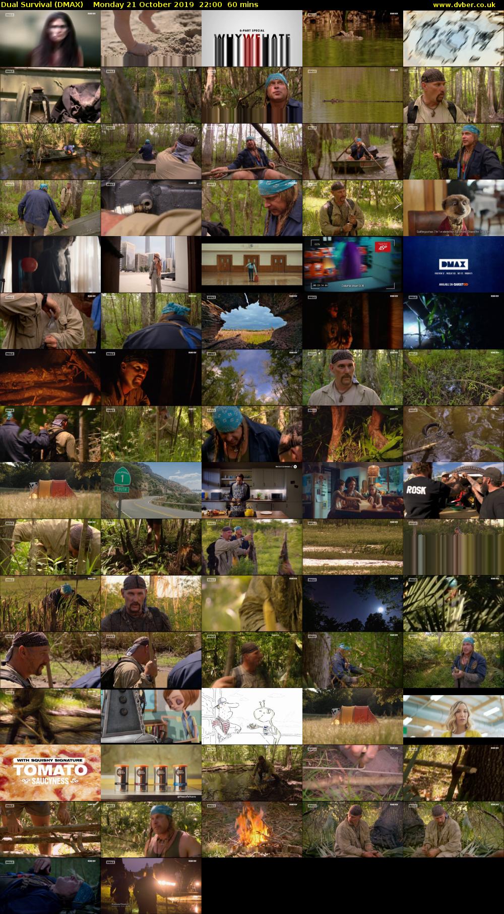 Dual Survival (DMAX) Monday 21 October 2019 22:00 - 23:00