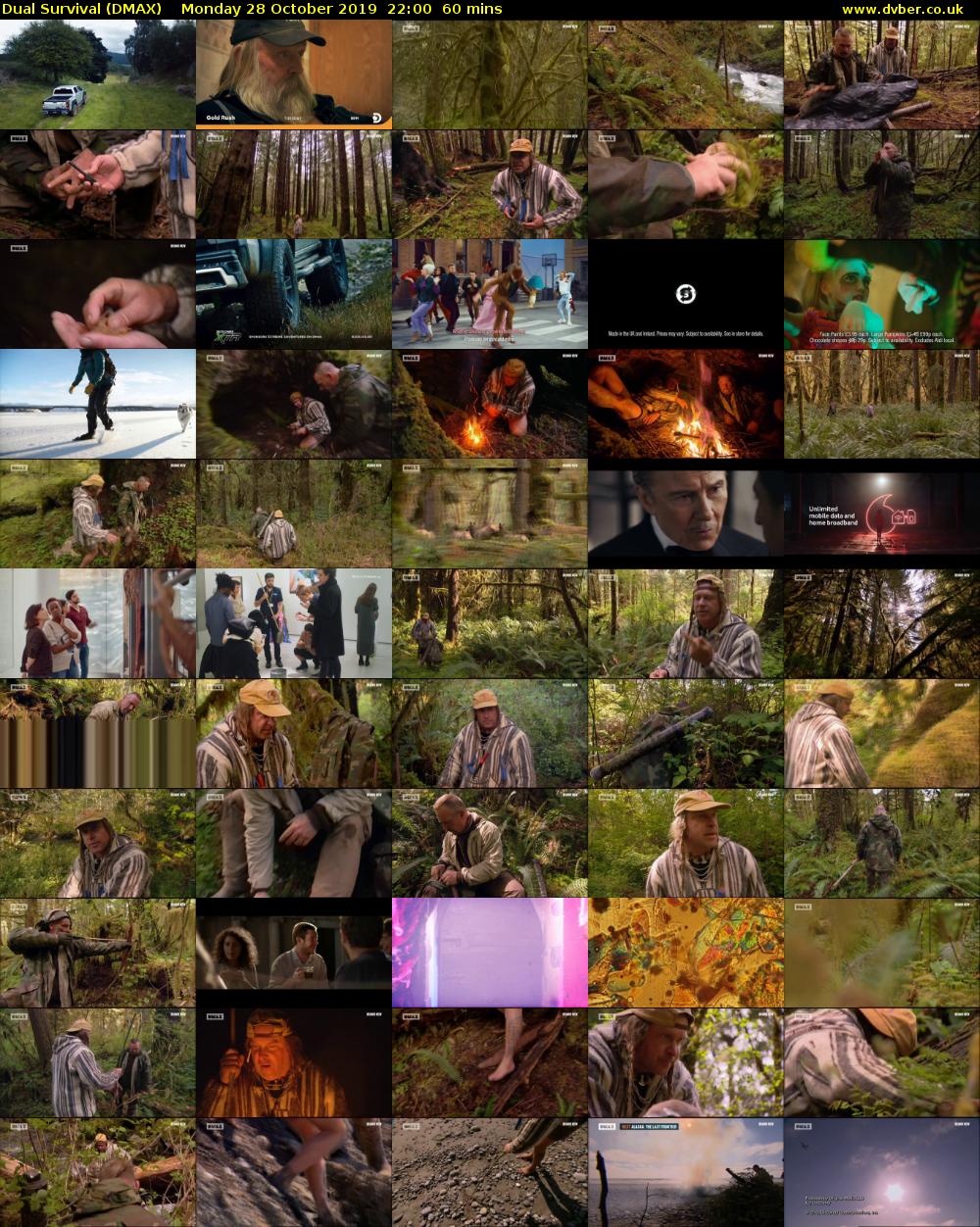 Dual Survival (DMAX) Monday 28 October 2019 22:00 - 23:00