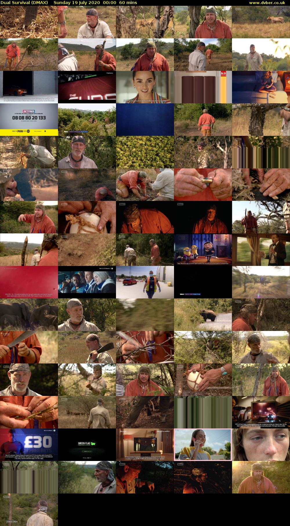 Dual Survival (DMAX) Sunday 19 July 2020 00:00 - 01:00