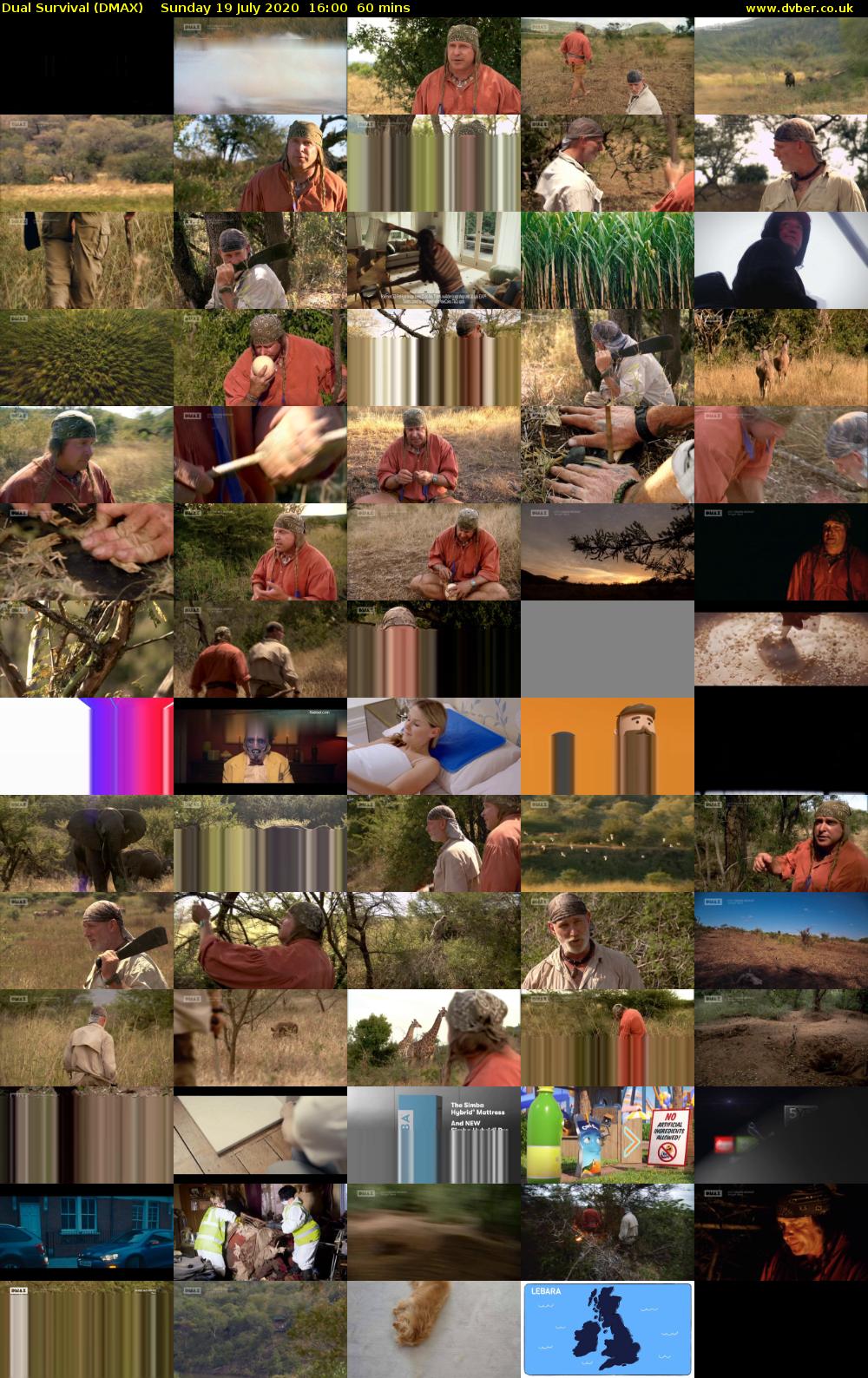 Dual Survival (DMAX) Sunday 19 July 2020 16:00 - 17:00