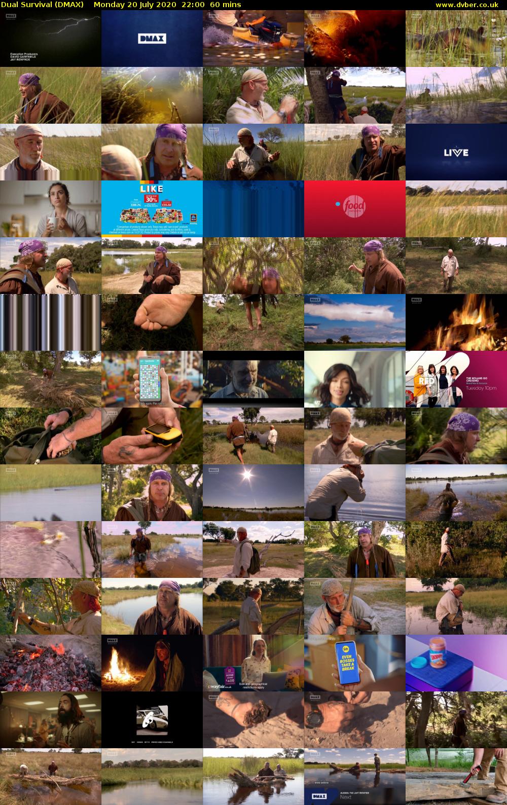 Dual Survival (DMAX) Monday 20 July 2020 22:00 - 23:00