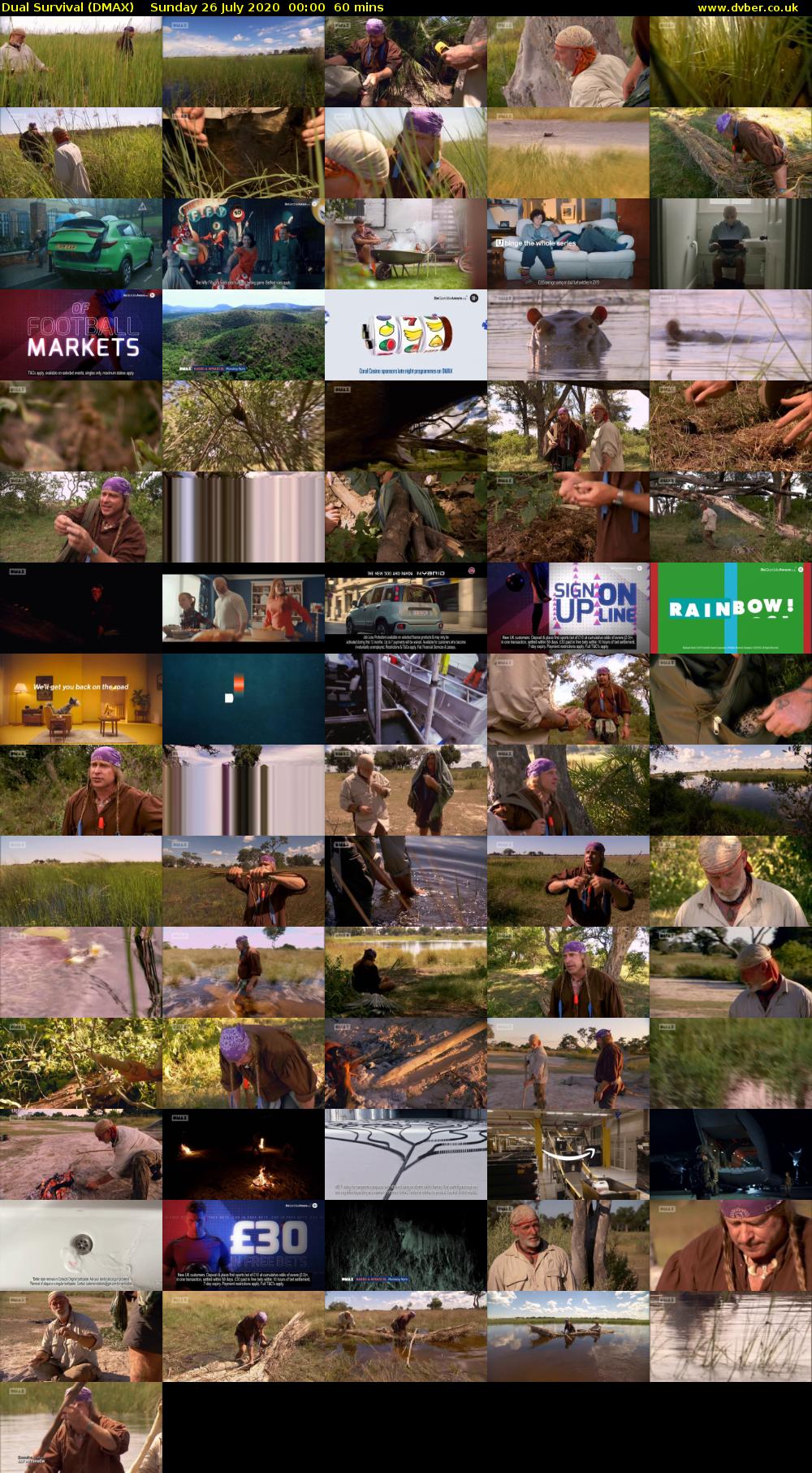 Dual Survival (DMAX) Sunday 26 July 2020 00:00 - 01:00