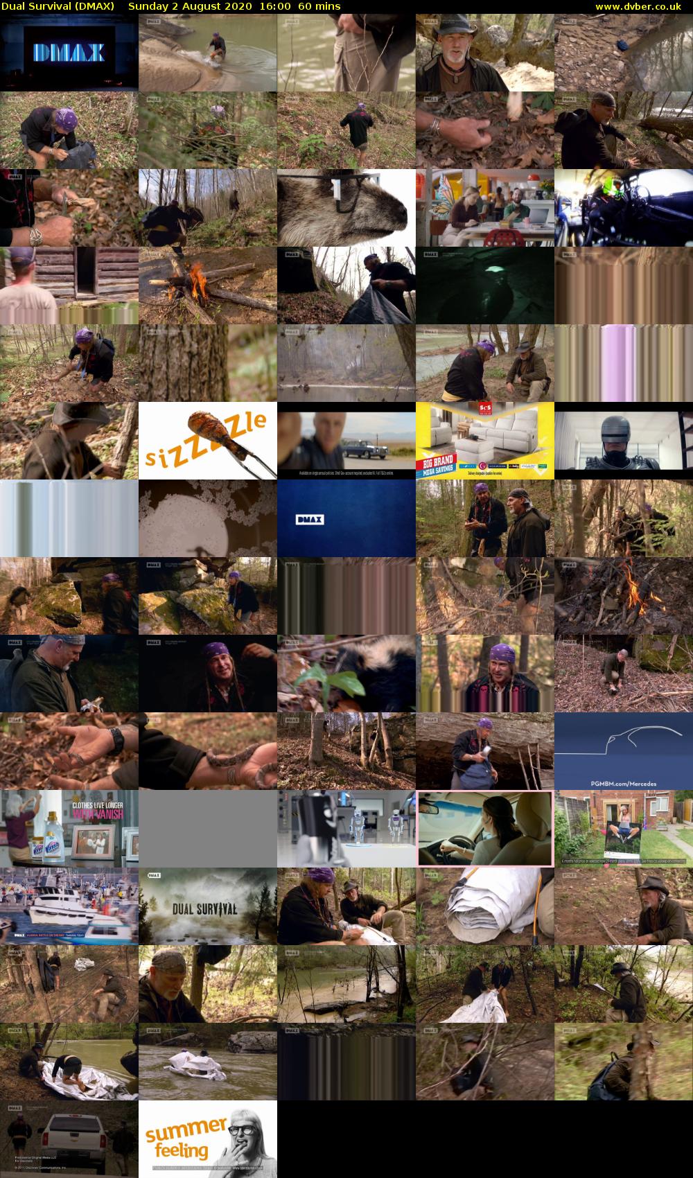 Dual Survival (DMAX) Sunday 2 August 2020 16:00 - 17:00