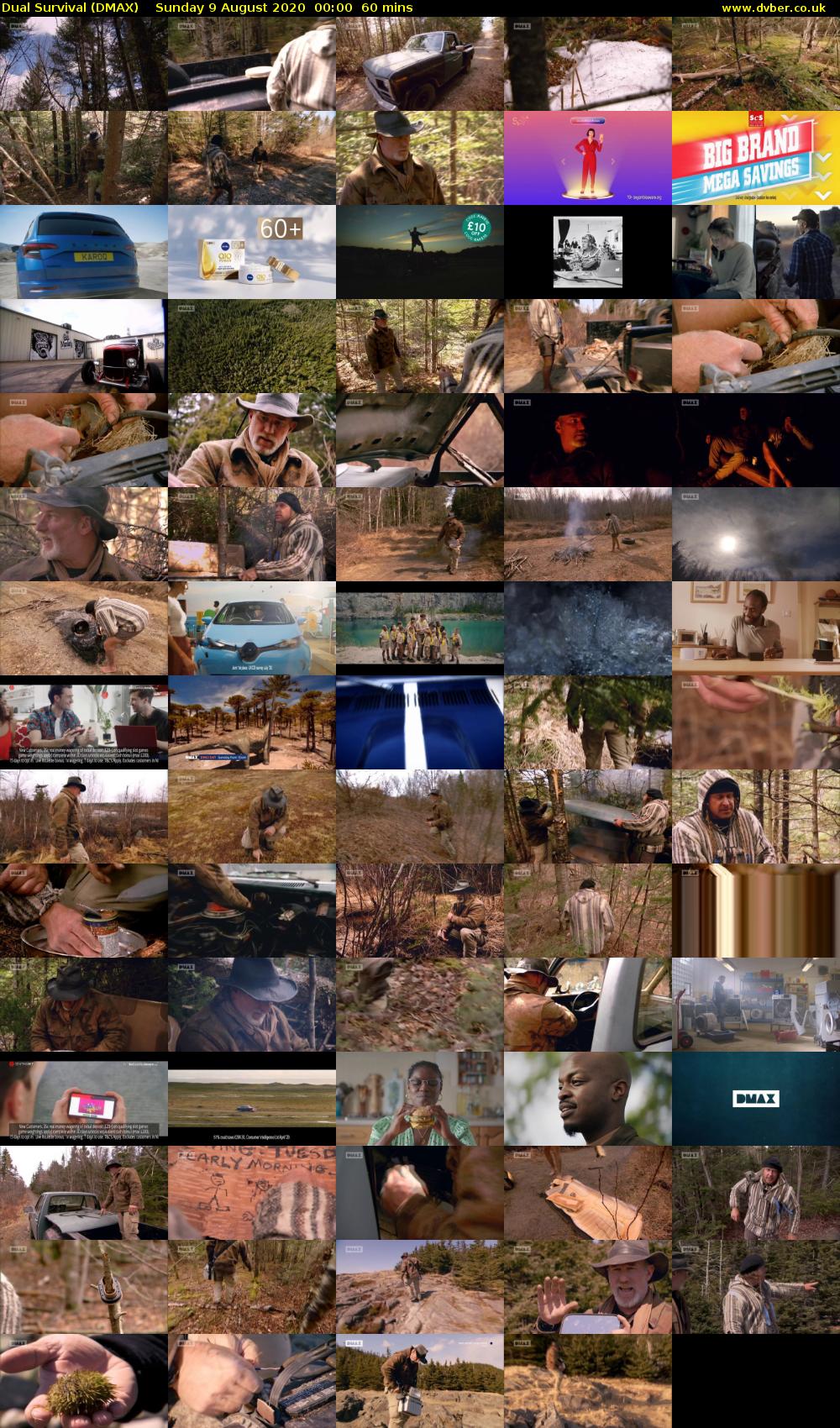 Dual Survival (DMAX) Sunday 9 August 2020 00:00 - 01:00