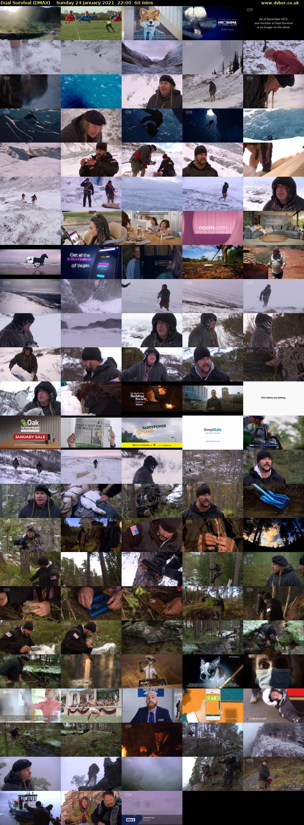 Dual Survival (DMAX) Sunday 24 January 2021 22:00 - 23:00