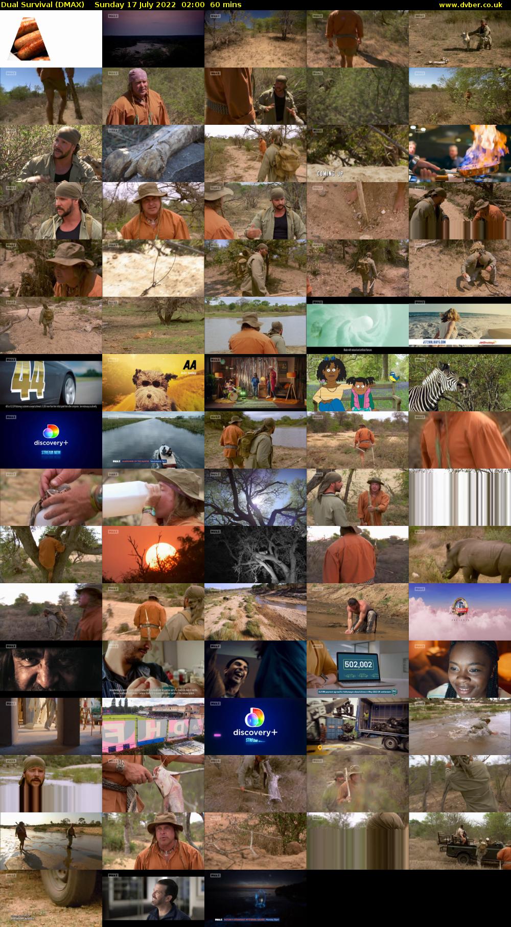 Dual Survival (DMAX) Sunday 17 July 2022 02:00 - 03:00