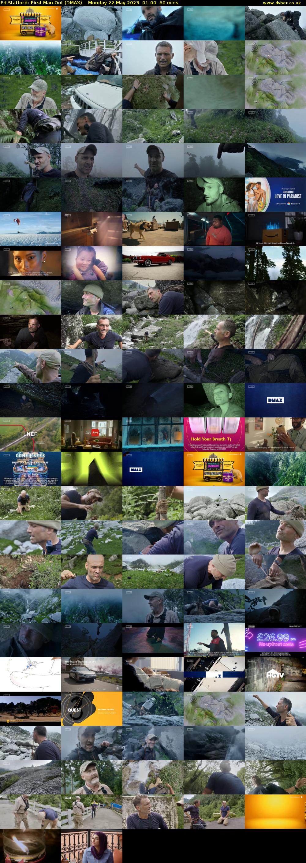 Ed Stafford: First Man Out (DMAX) Monday 22 May 2023 01:00 - 02:00
