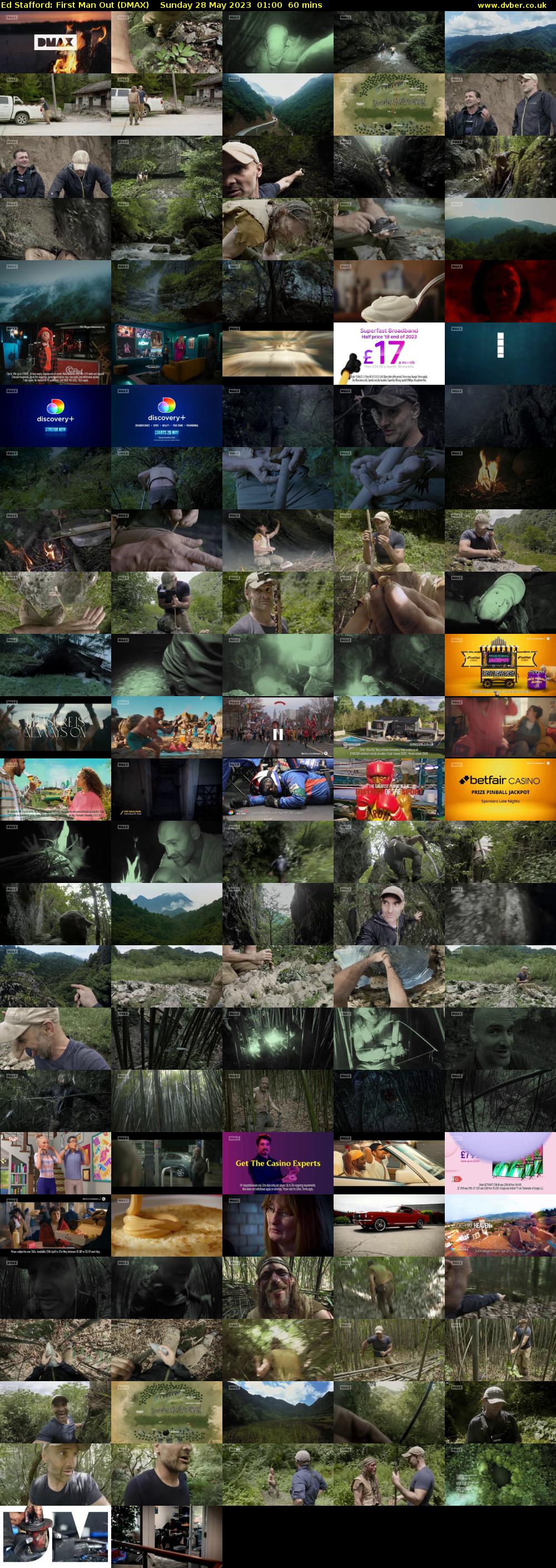 Ed Stafford: First Man Out (DMAX) Sunday 28 May 2023 01:00 - 02:00