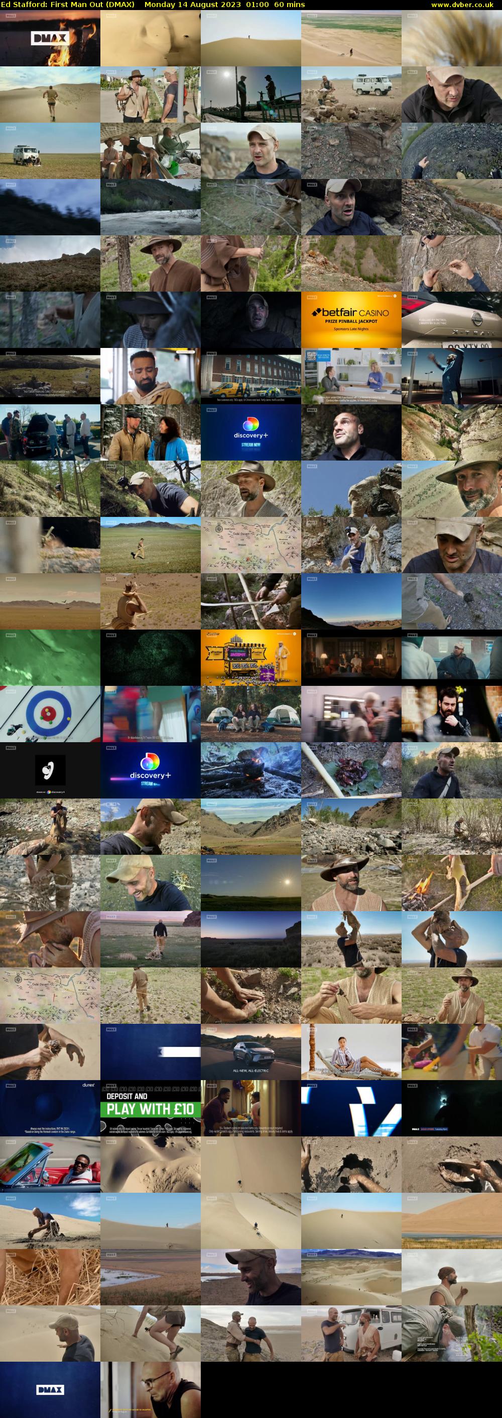 Ed Stafford: First Man Out (DMAX) Monday 14 August 2023 01:00 - 02:00