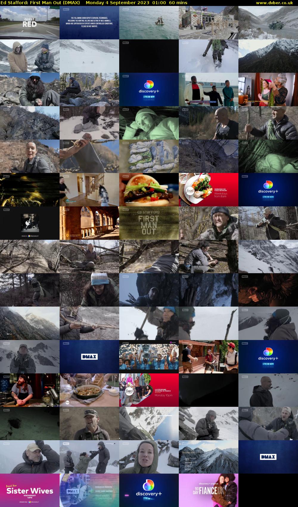 Ed Stafford: First Man Out (DMAX) Monday 4 September 2023 01:00 - 02:00