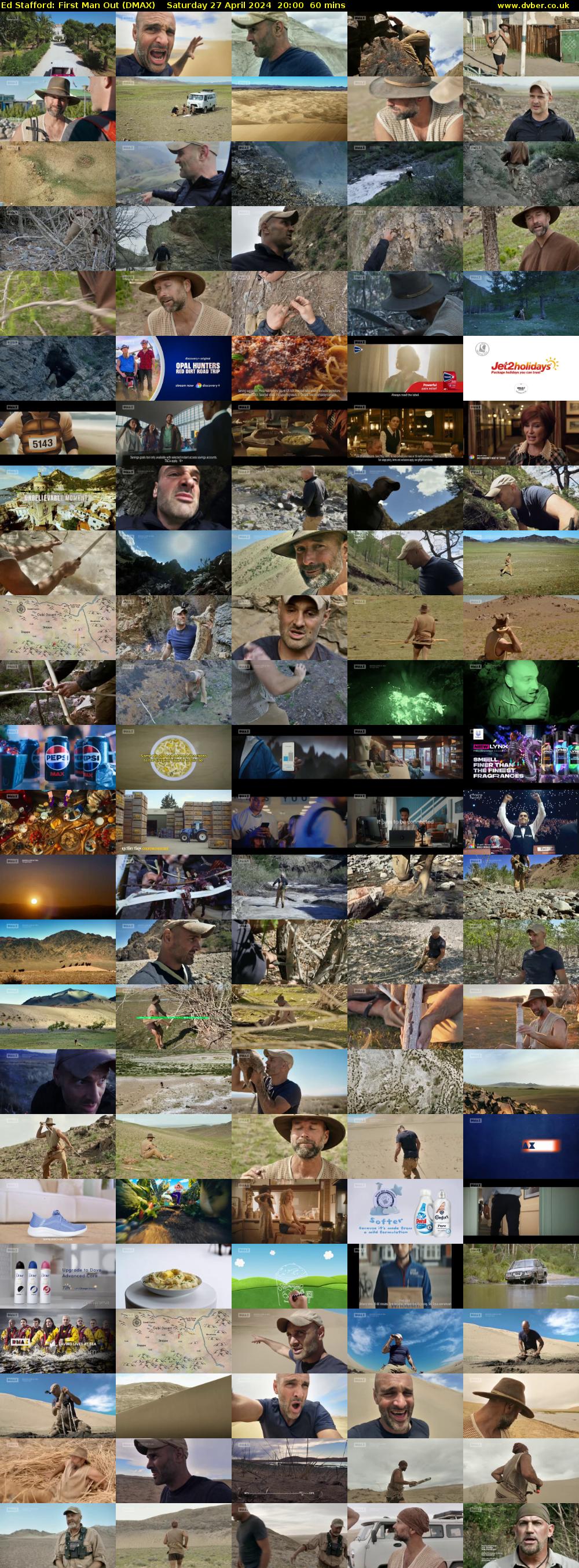 Ed Stafford: First Man Out (DMAX) Saturday 27 April 2024 20:00 - 21:00