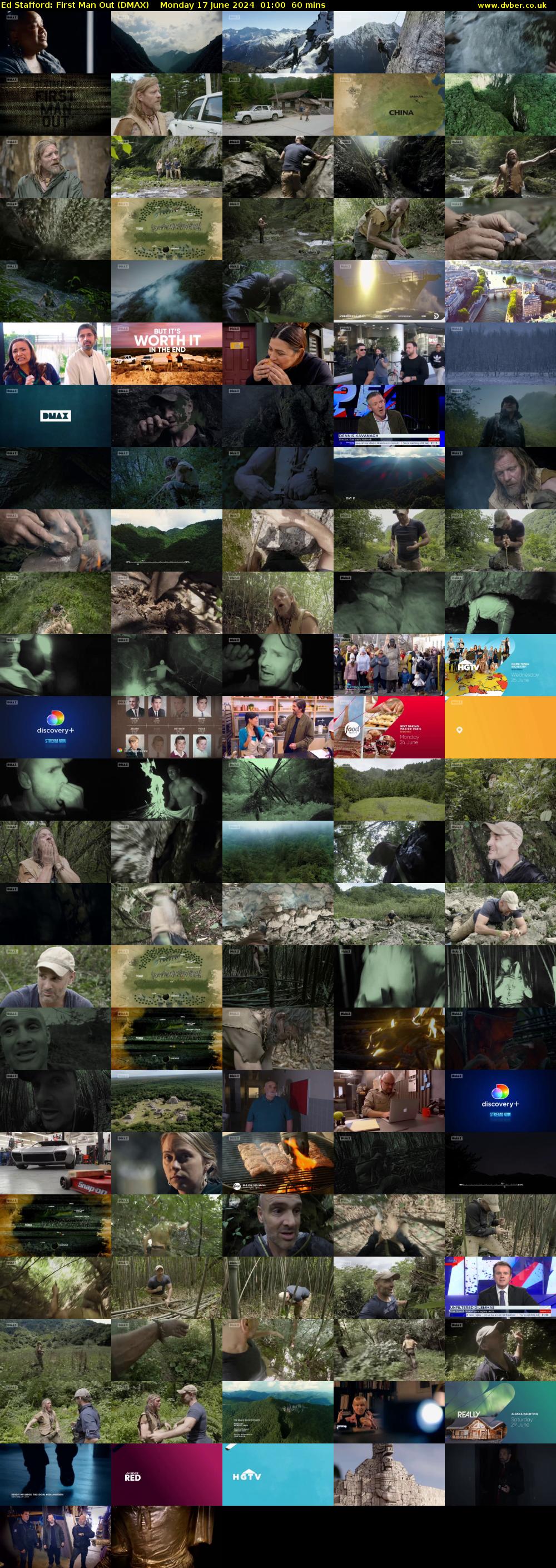 Ed Stafford: First Man Out (DMAX) Monday 17 June 2024 01:00 - 02:00