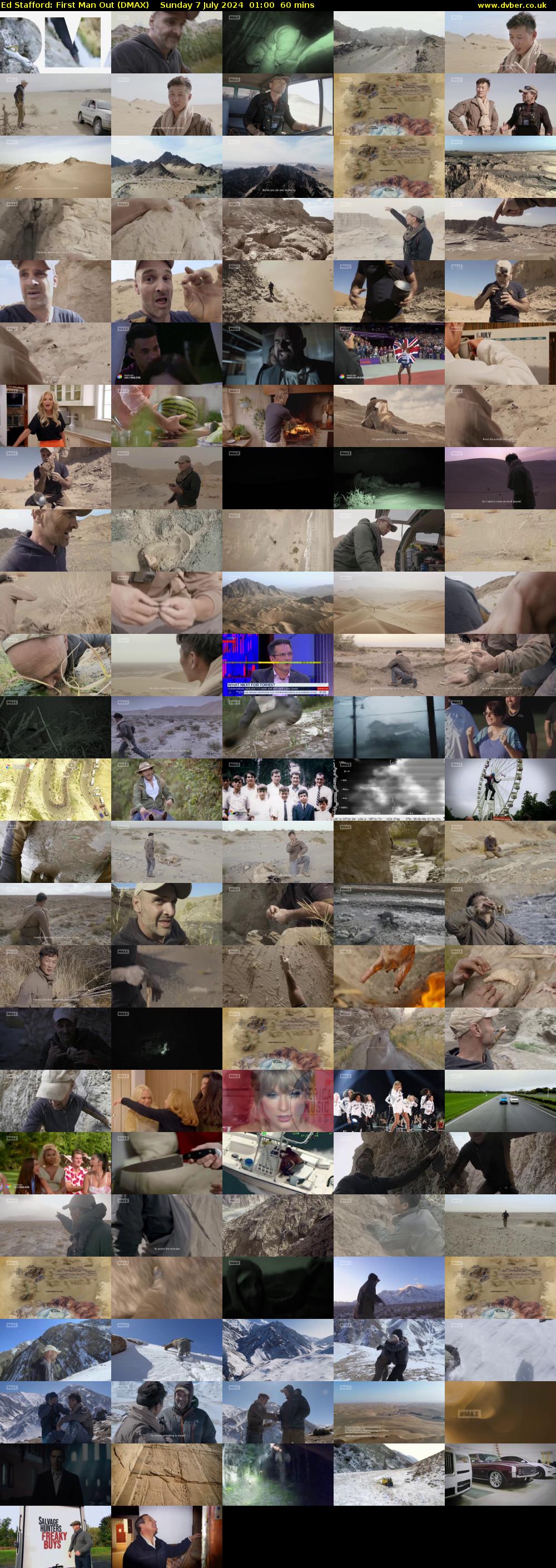 Ed Stafford: First Man Out (DMAX) Sunday 7 July 2024 01:00 - 02:00