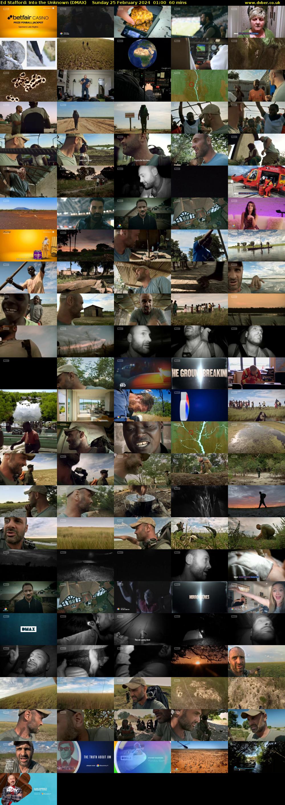 Ed Stafford: Into the Unknown (DMAX) Sunday 25 February 2024 01:00 - 02:00