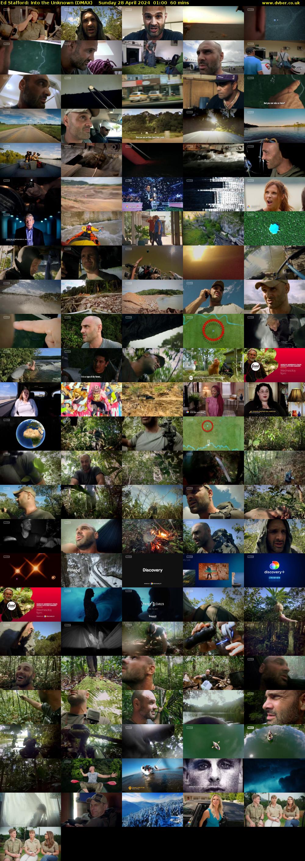 Ed Stafford: Into the Unknown (DMAX) Sunday 28 April 2024 01:00 - 02:00