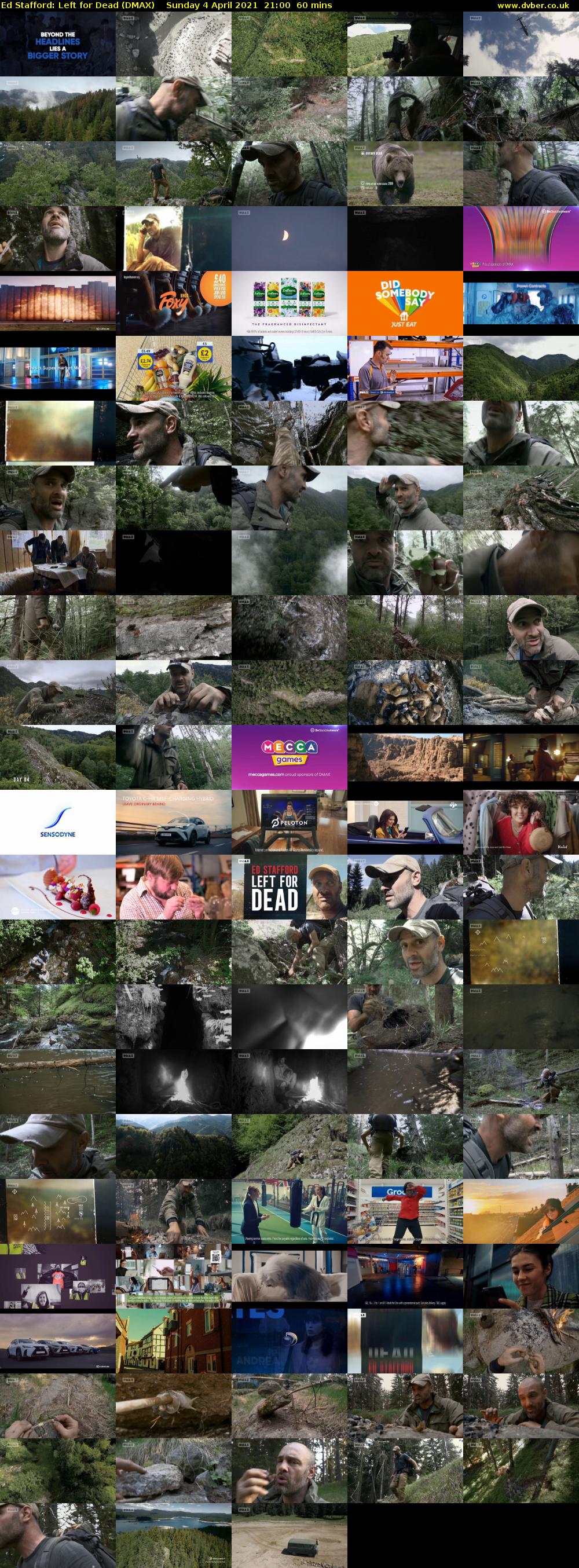 Ed Stafford: Left for Dead (DMAX) Sunday 4 April 2021 21:00 - 22:00