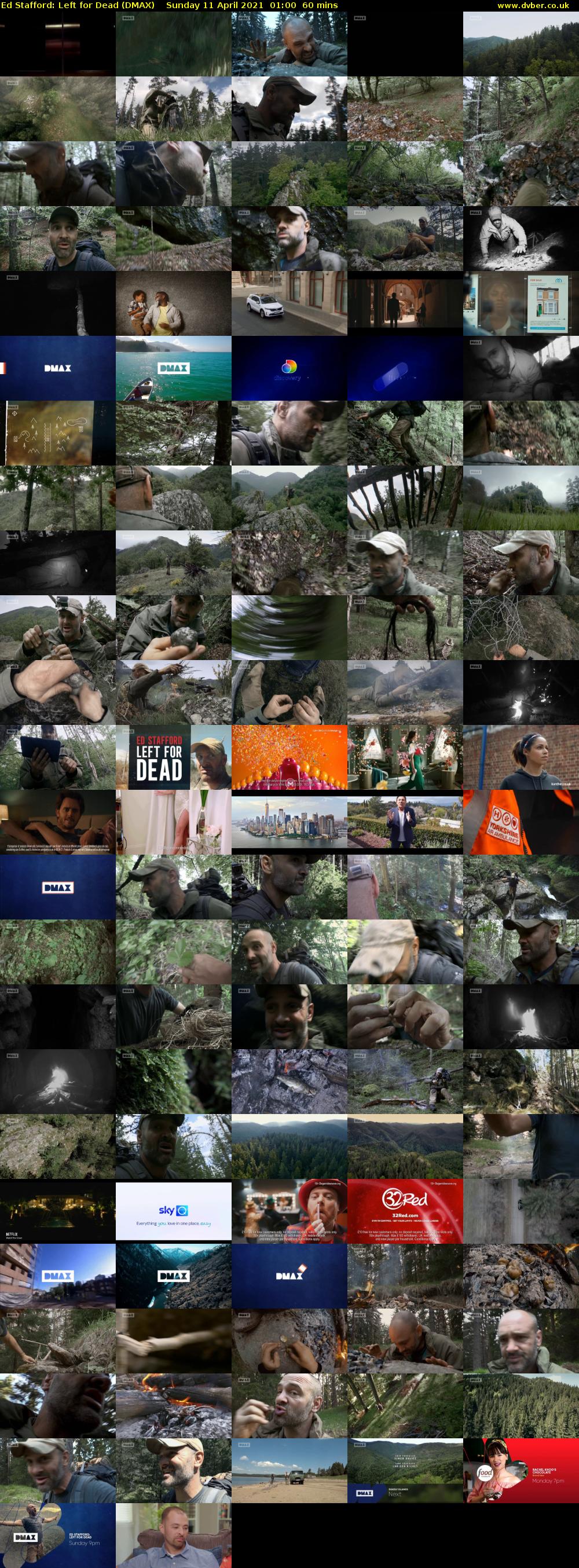 Ed Stafford: Left for Dead (DMAX) Sunday 11 April 2021 01:00 - 02:00