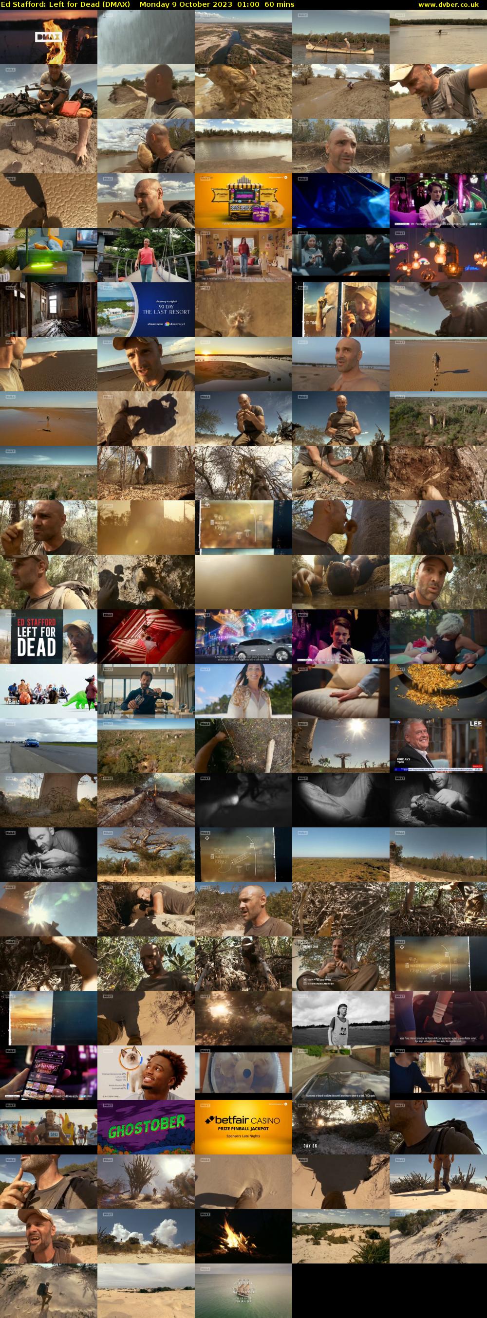 Ed Stafford: Left for Dead (DMAX) Monday 9 October 2023 01:00 - 02:00