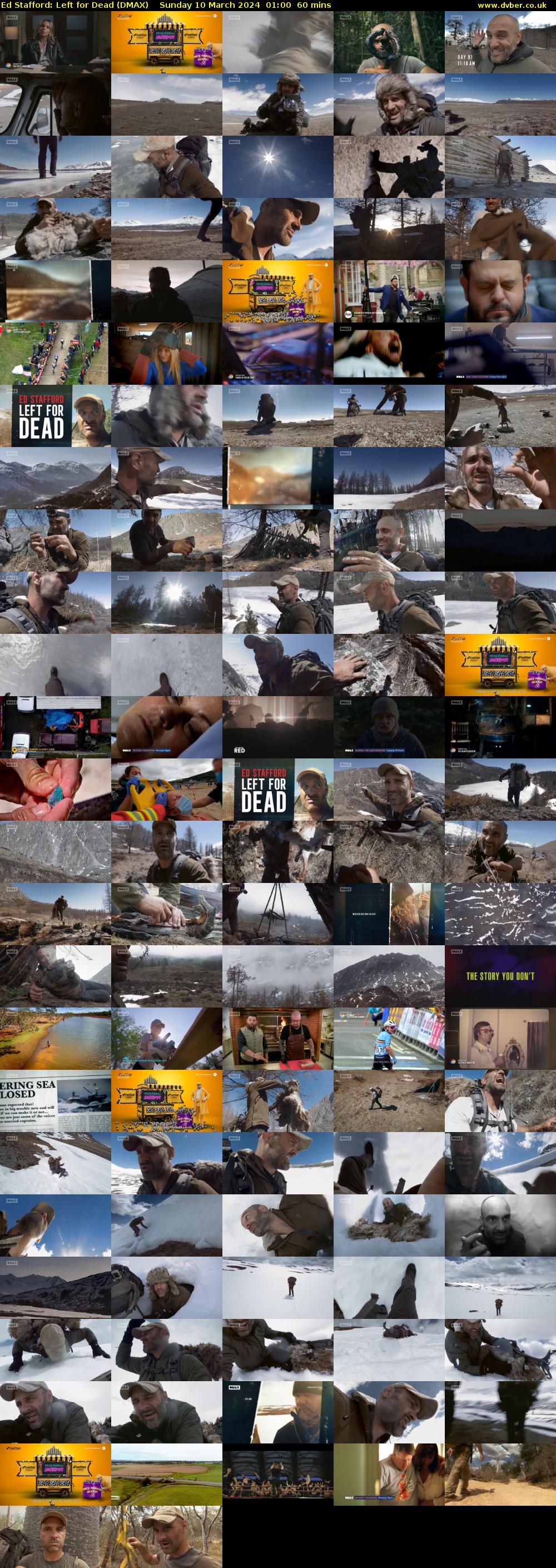 Ed Stafford: Left for Dead (DMAX) Sunday 10 March 2024 01:00 - 02:00