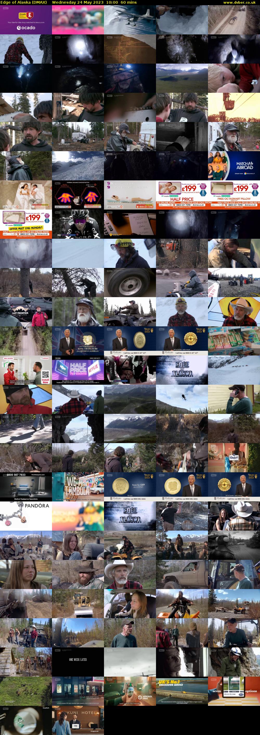 Edge of Alaska (DMAX) Wednesday 24 May 2023 10:00 - 11:00
