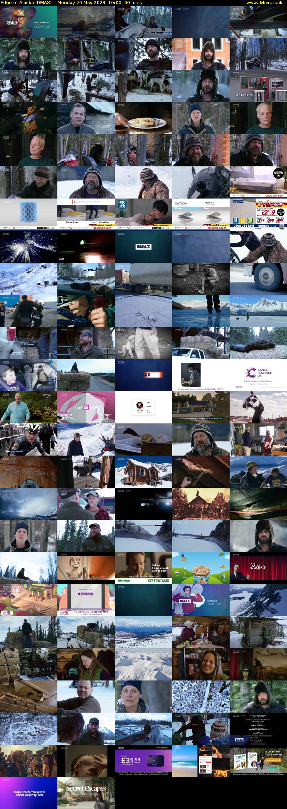 Edge of Alaska (DMAX) Monday 29 May 2023 10:00 - 11:00