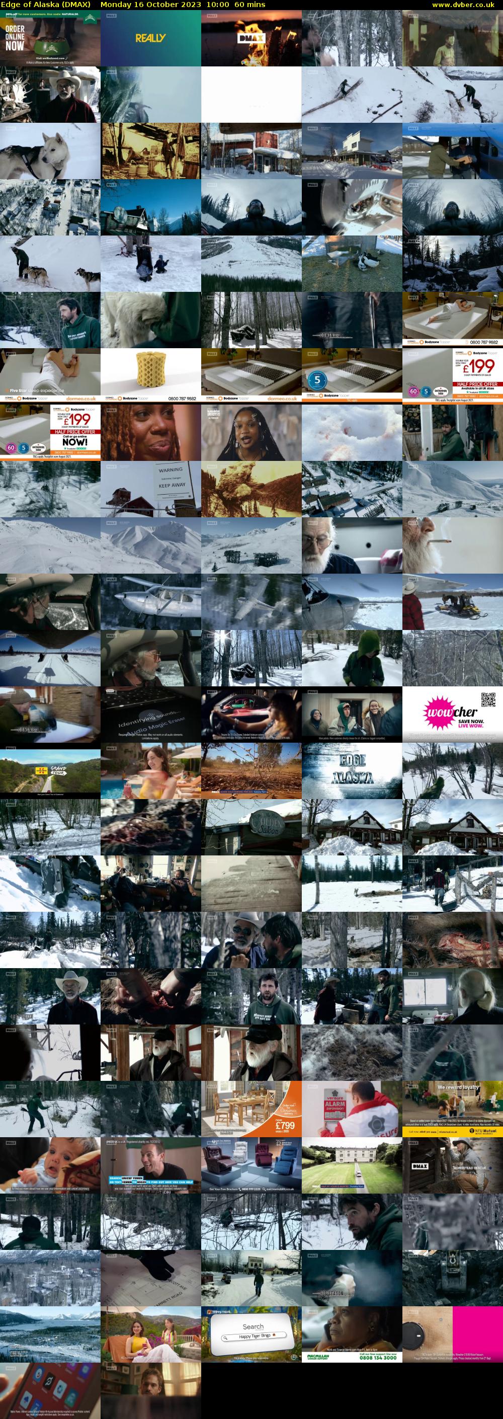 Edge of Alaska (DMAX) Monday 16 October 2023 10:00 - 11:00