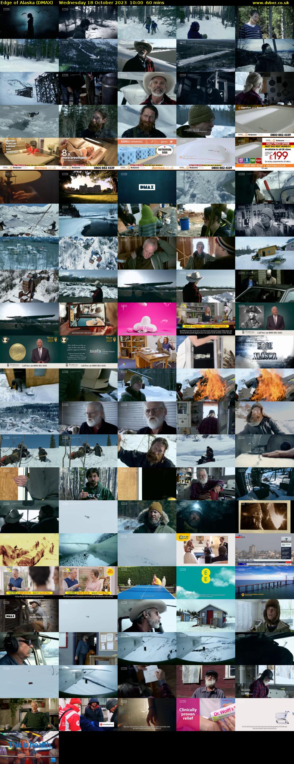 Edge of Alaska (DMAX) Wednesday 18 October 2023 10:00 - 11:00