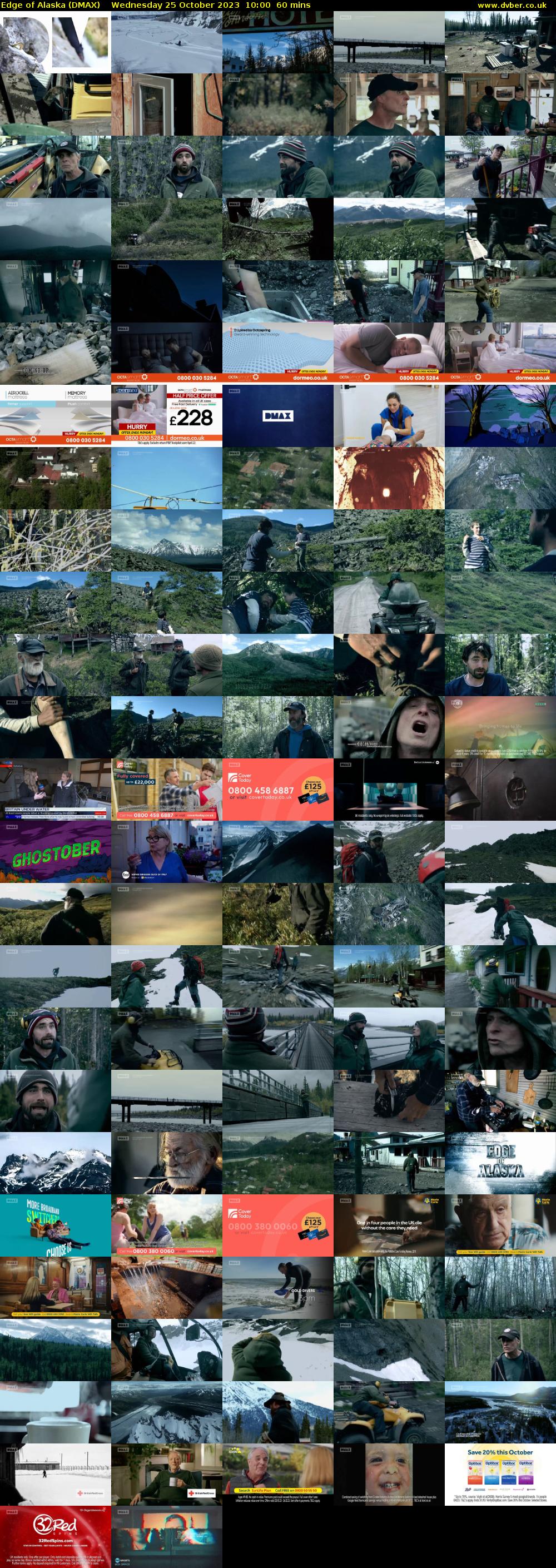 Edge of Alaska (DMAX) Wednesday 25 October 2023 10:00 - 11:00