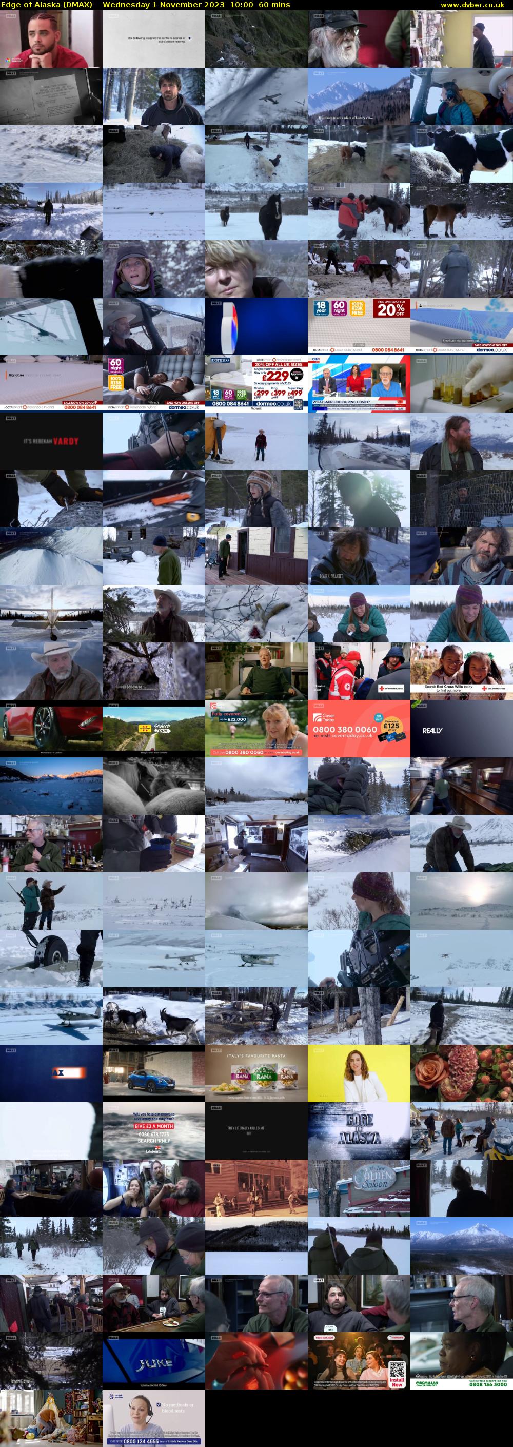 Edge of Alaska (DMAX) Wednesday 1 November 2023 10:00 - 11:00