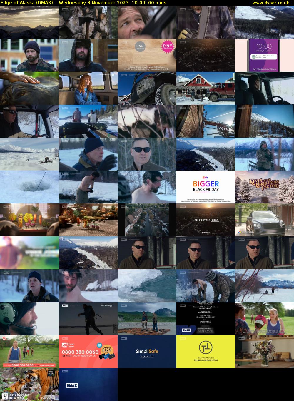 Edge of Alaska (DMAX) Wednesday 8 November 2023 10:00 - 11:00