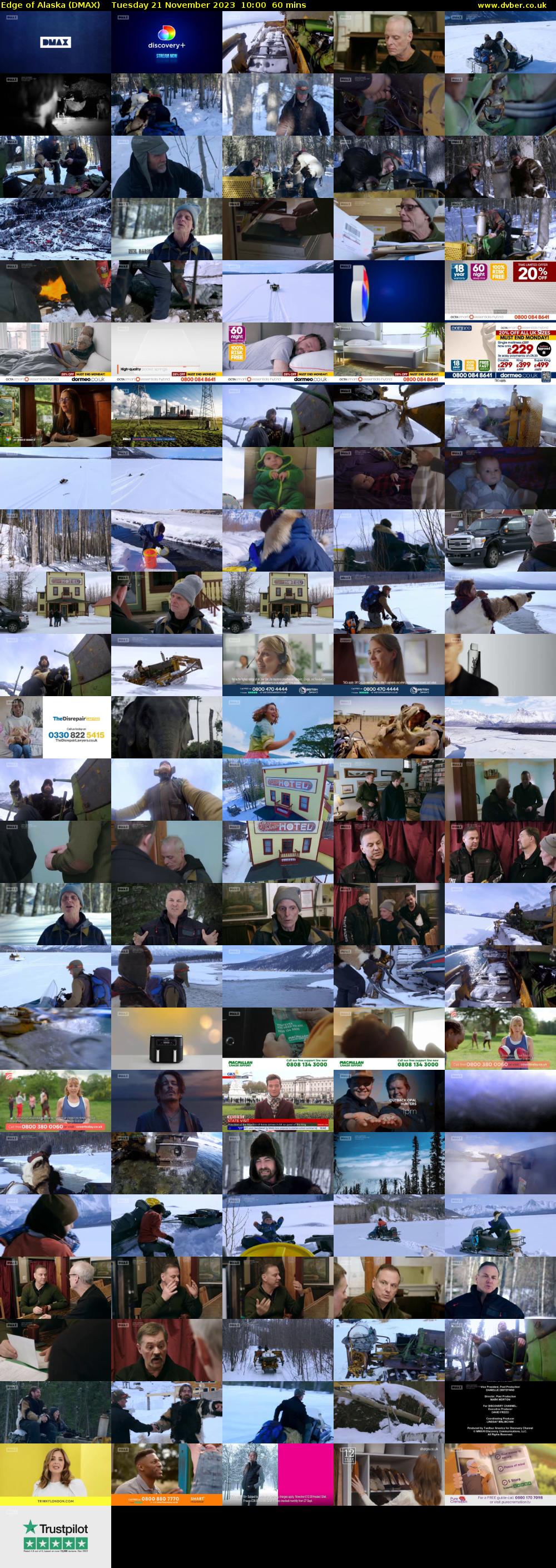 Edge of Alaska (DMAX) Tuesday 21 November 2023 10:00 - 11:00