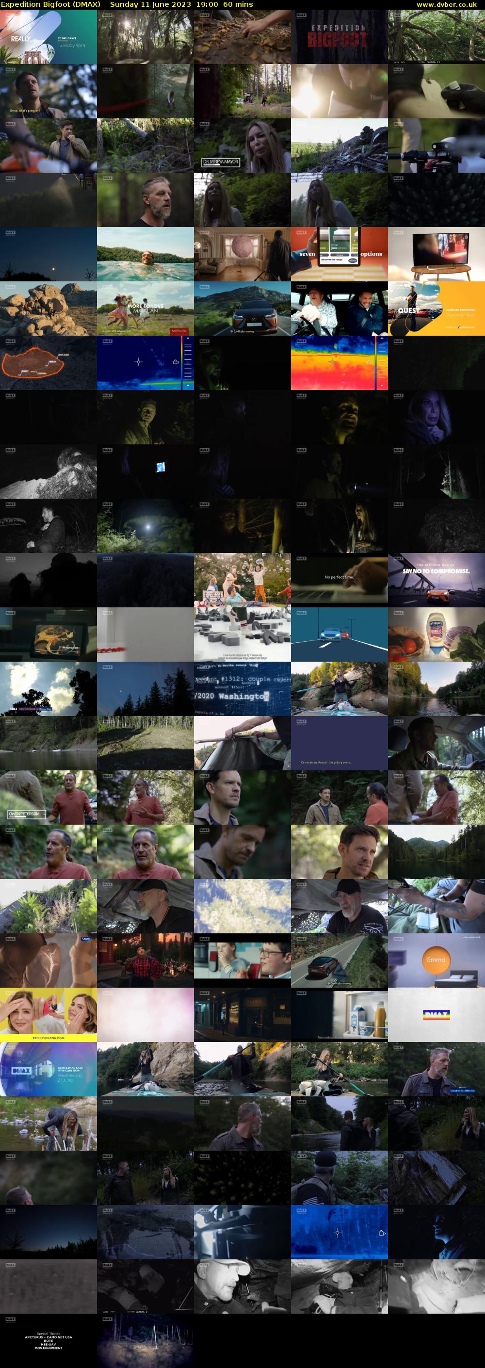 Expedition Bigfoot (DMAX) Sunday 11 June 2023 19:00 - 20:00