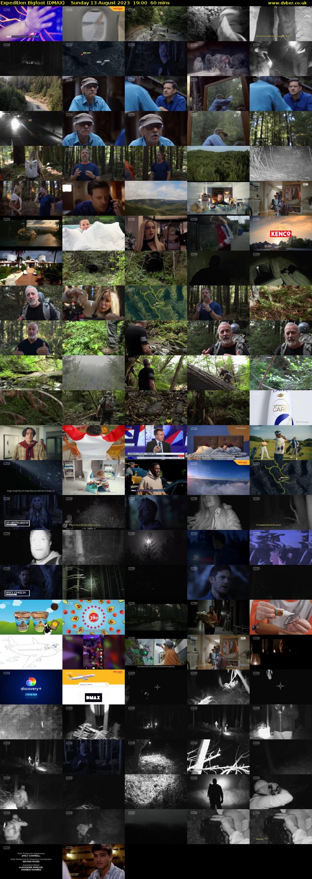 Expedition Bigfoot (DMAX) Sunday 13 August 2023 19:00 - 20:00
