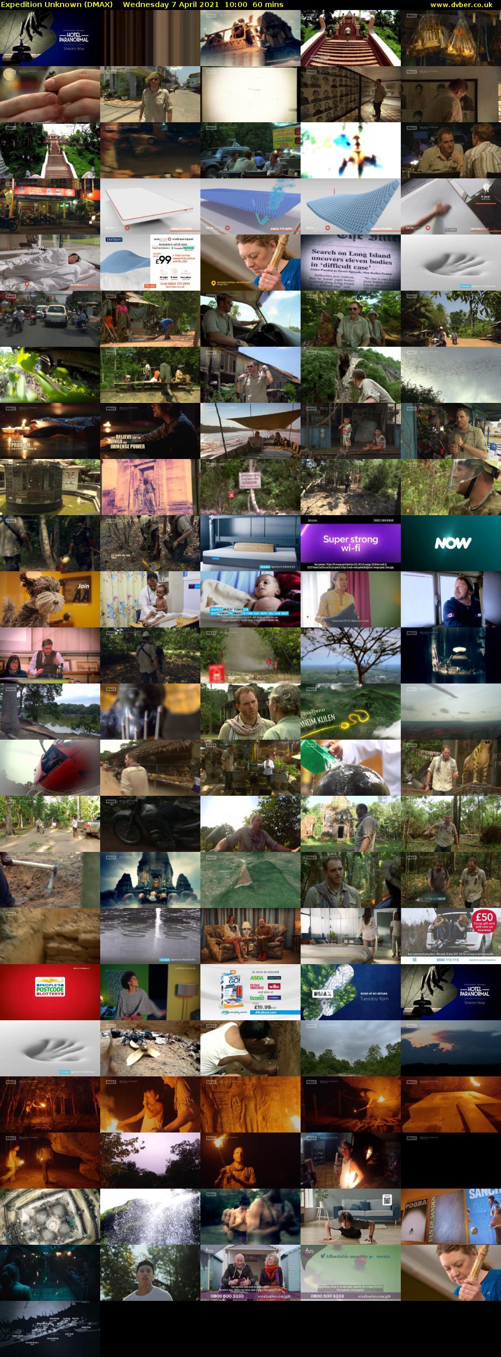 Expedition Unknown (DMAX) Wednesday 7 April 2021 10:00 - 11:00
