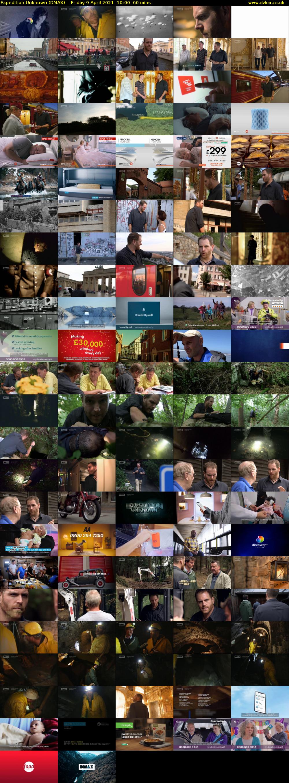 Expedition Unknown (DMAX) Friday 9 April 2021 10:00 - 11:00