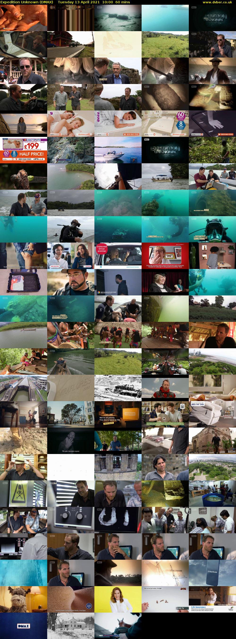 Expedition Unknown (DMAX) Tuesday 13 April 2021 10:00 - 11:00