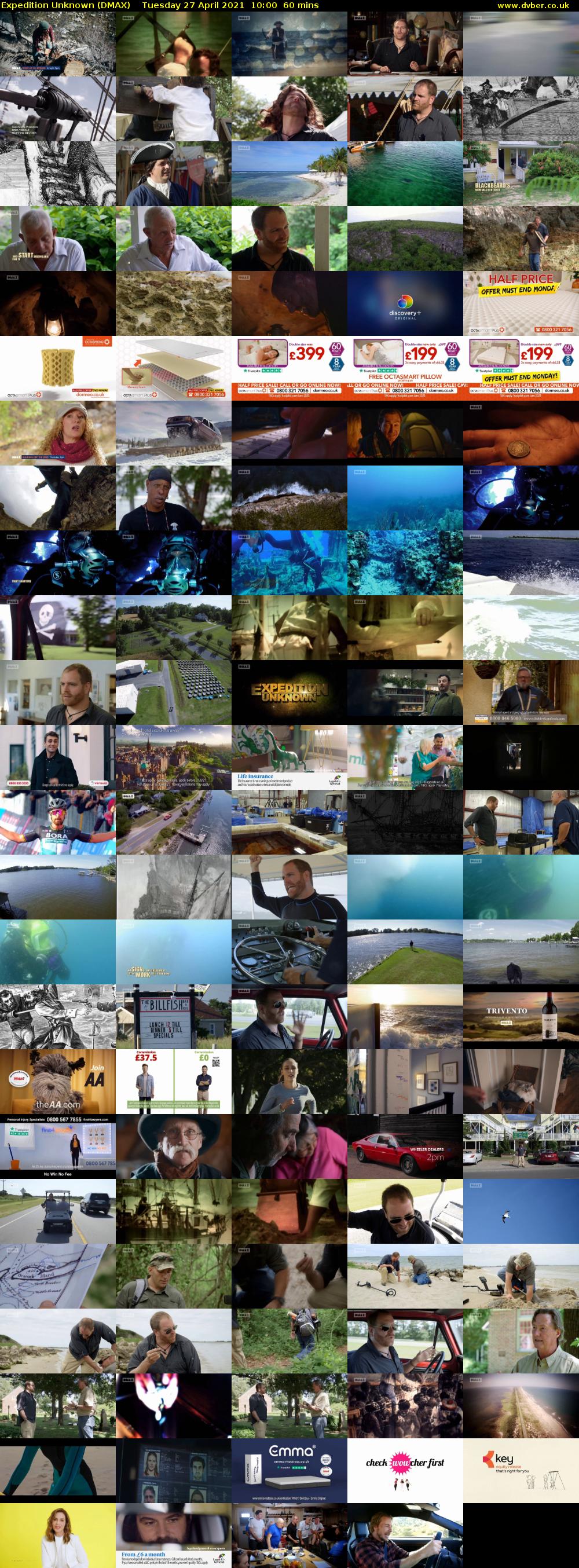 Expedition Unknown (DMAX) Tuesday 27 April 2021 10:00 - 11:00