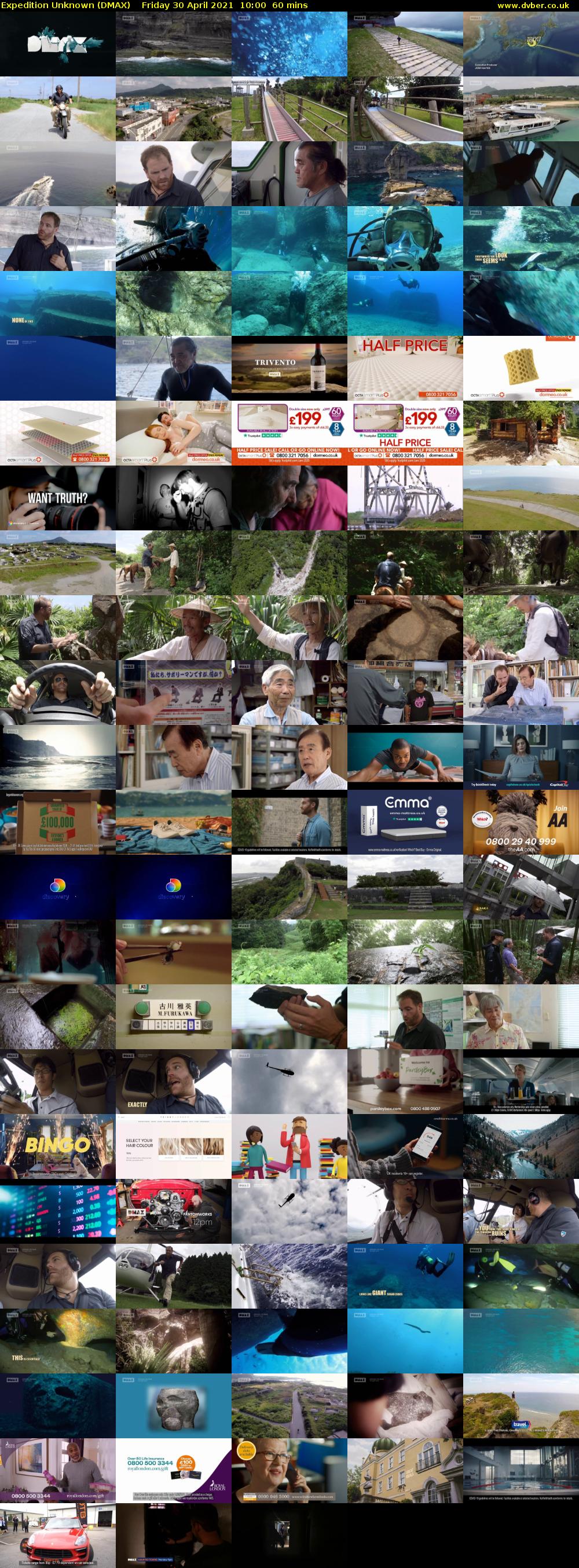 Expedition Unknown (DMAX) Friday 30 April 2021 10:00 - 11:00
