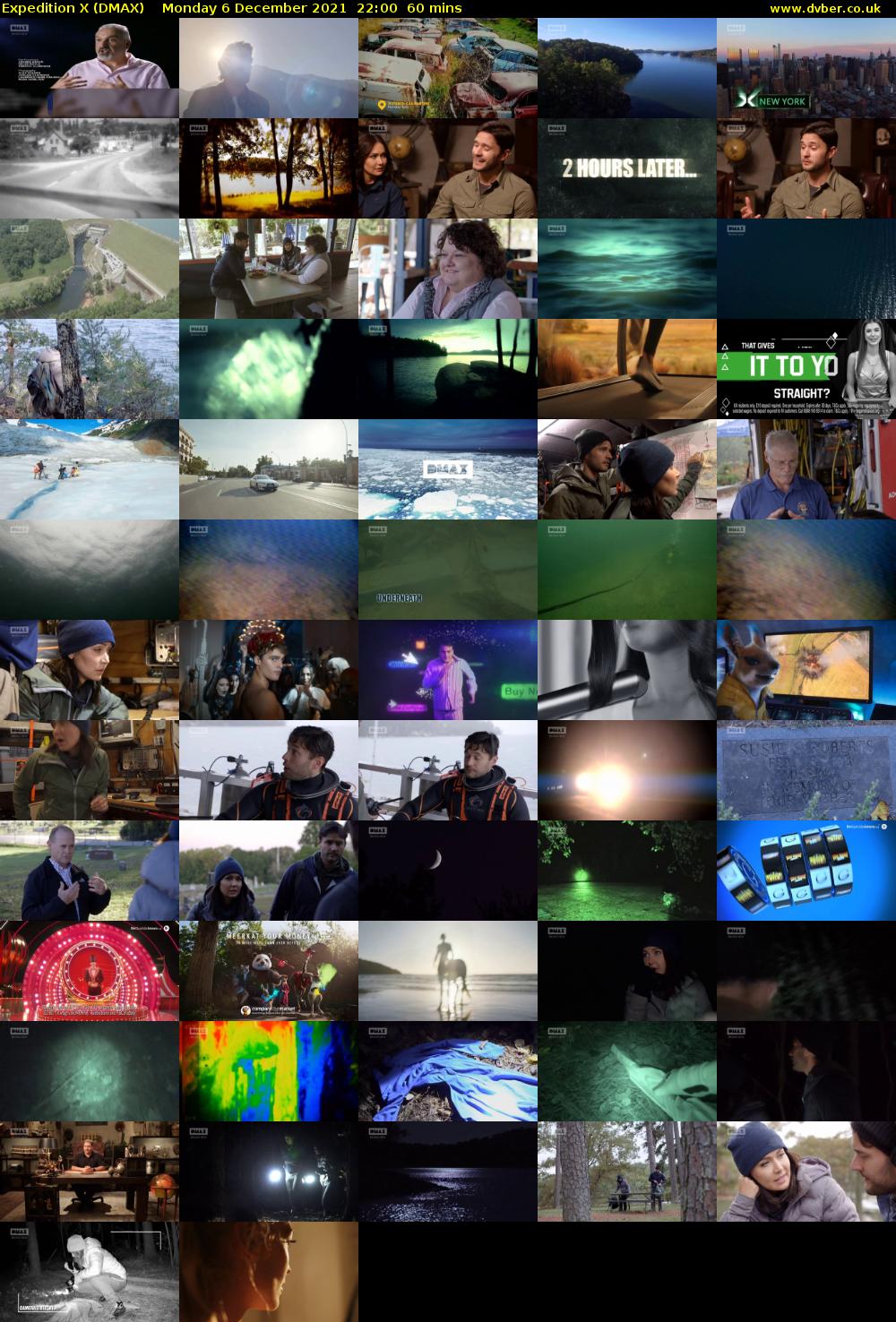 Expedition X (DMAX) Monday 6 December 2021 22:00 - 23:00